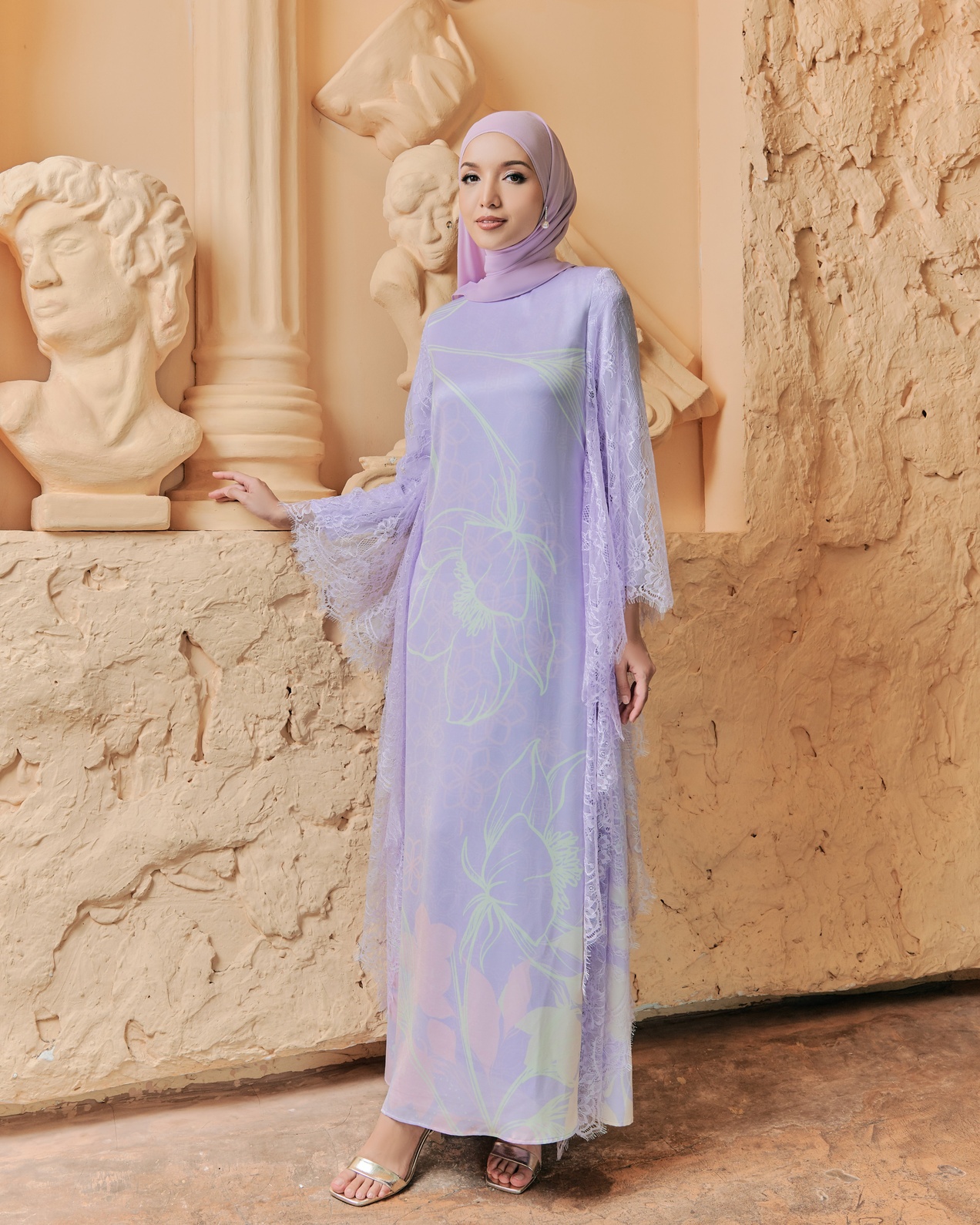 NEERA ABAYA - PURPLE LILAC